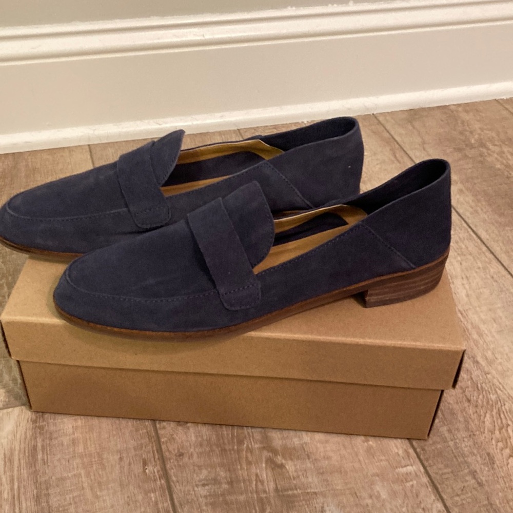 Lucky Brand Blue Suede Loafer